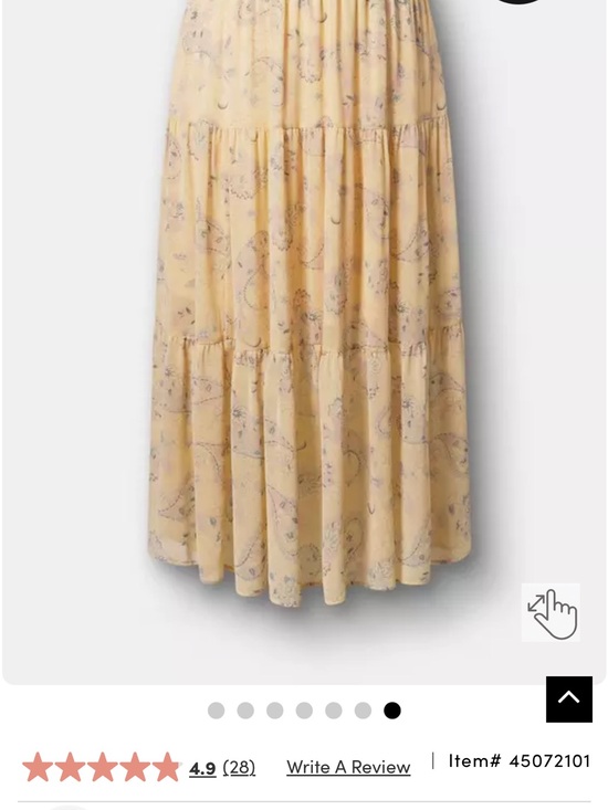torrid Dresses & Skirts - Tiered Maxi Skirt in Paisley Petal Yellow